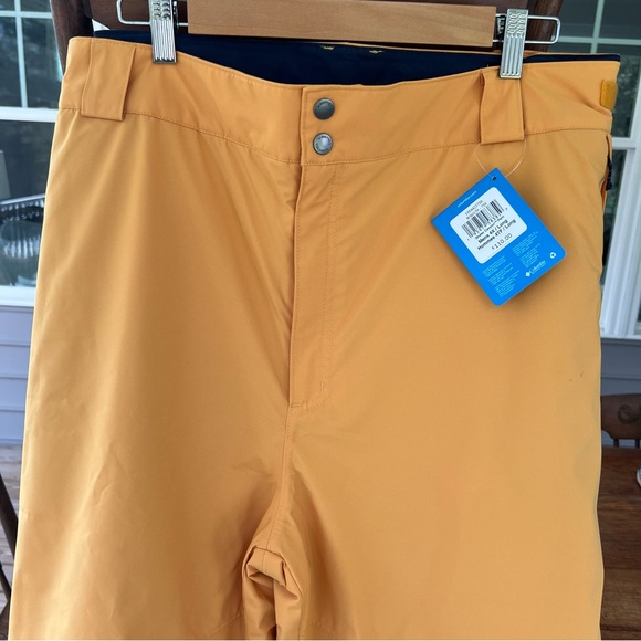 Columbia Men’s Pants Omni-Tech Yellow Size 4X Long - Picture 2 of 12
